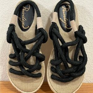 Privileged Brand Rope Gladiator Sandals Size 10 Hard To Find HTF